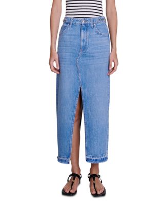 Maje - Jextro Denim Maxi Skirt