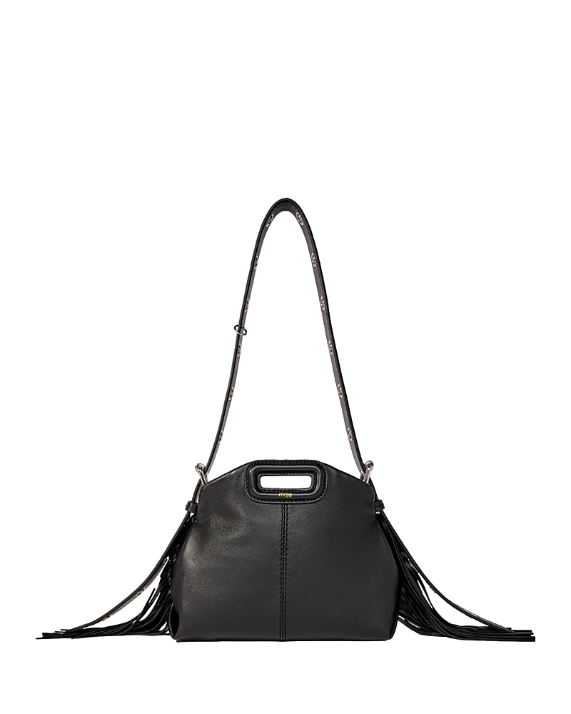 Maje Miss M Smooth Leather Mini Bag
