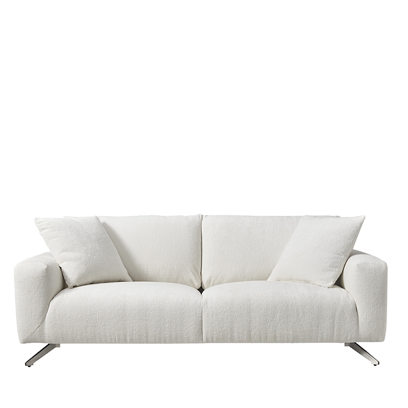 Bloomingdale's Tully Sofa In Rustic Velvet Cream