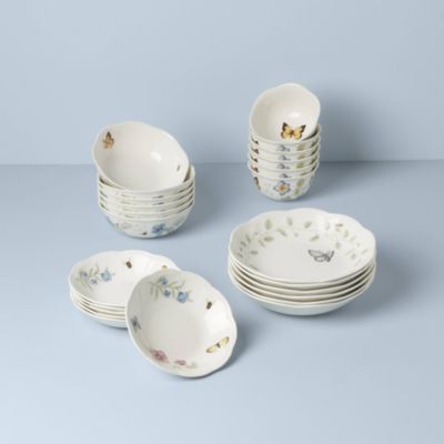 Butterfly Meadow 24 Piece Bowl Set