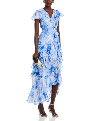 Asymmetric Ruffled Dress