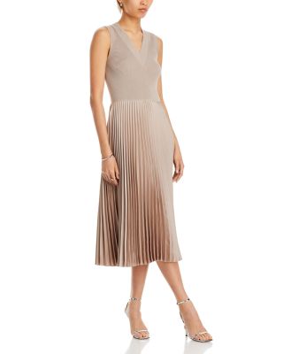 beige plisse dress KellyIC Plissé Dress main image 1