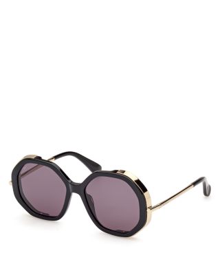 Max Mara - Liz Geometric Sunglasses, 55mm