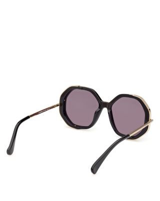 Liz Geometric Sunglasses, 55mm