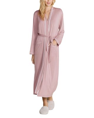 Malibu Collection Soft Jersey Piped Robe
