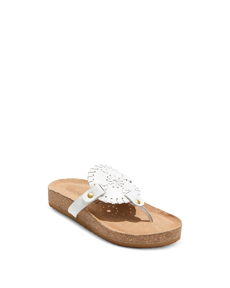 Jack Rogers Girls' Collins Playground Sandals - Toddler, Little Kid, Big Kid In White