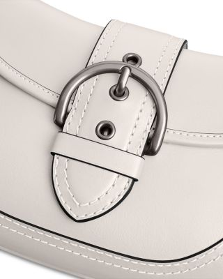COACH Vintage Large Soho Buckle Shoulder Bag in off White