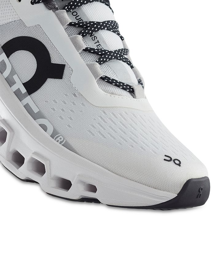 On Cloudmster Running Shoe In All White