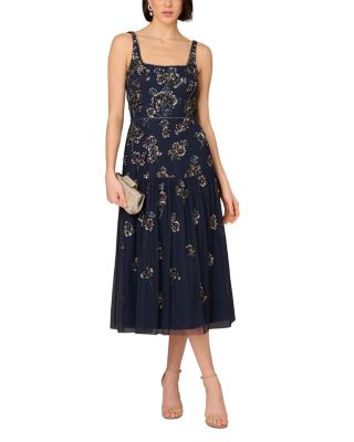 Aidan Mattox - Beaded Sleeveless Dress