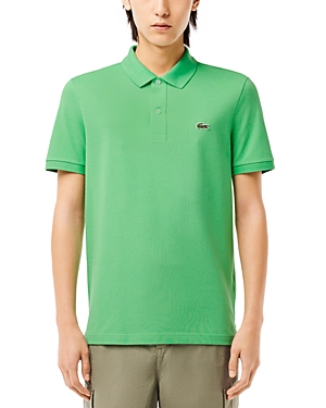 Lacoste Logo-patch Short-sleeve Polo Shirt In Uyx Pepper