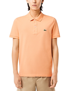 Lacoste Classic Cotton Pique Fashion Polo Shirt In Pink