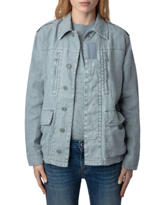 ZADIG&VOLTAIRE チェック柄ジャケット　スカル　ラインストーン ZADIG&VOLTAIRE チェック柄ジャケット スカル ラインストーン