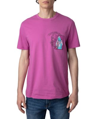 Zadig & Voltaire - Ted Photoprint Cotton Tee