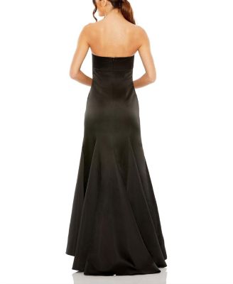 Statement Bow Strapless Mermaid Gown