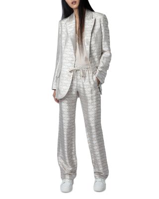 Vicka Jacquard Wings Blazer