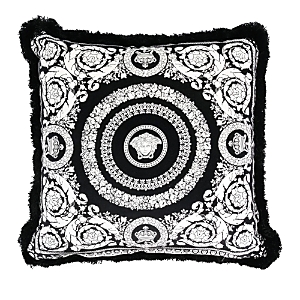 Versace Barocco Foulard Throw Cushion, 18 x 18