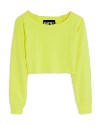 Girls' Shane Off Shoulder Cropped Sweatshirt - Big Kid