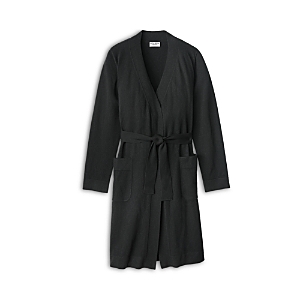 Shop Sferra Women's Donna Cashmere Robe In Black