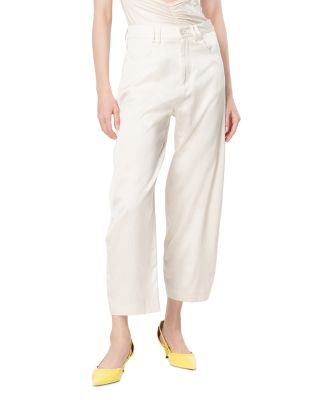 PINKO - Satin Barrel Leg Pants