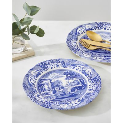Blue Italian Luncheon Plate, Set of 4
