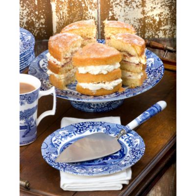 Blue Italian Cake Server