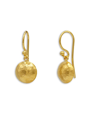 Spell Short Earrings in 24K Yellow Gold