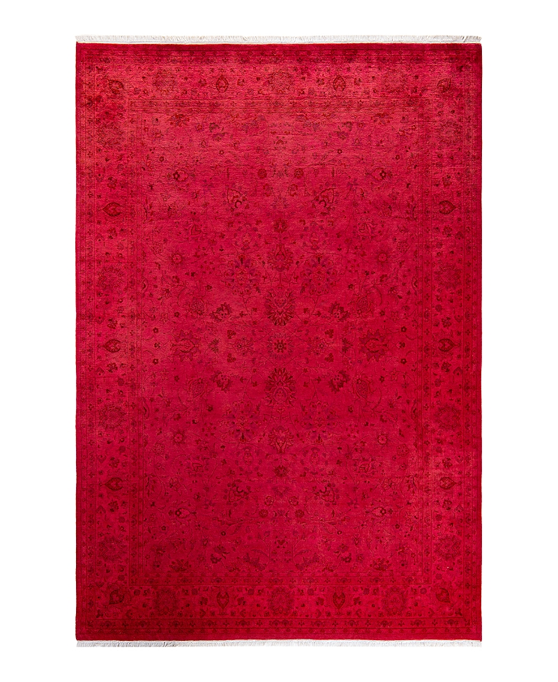Bloomingdale's Fine Vibrance M1318 Area Rug, 6'1 X 8'10 In Pink