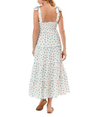 Mara Floral Tie Shoulder Maxi Dress