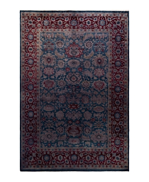 Shop Bloomingdale's Fine Vibrance M1183 Area Rug, 6'2 X 8'10 In Blue