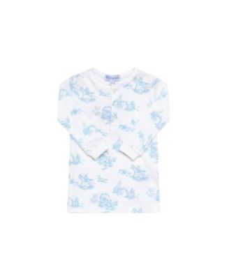 Boys' Blue Toile Print Pajama - Little Kid