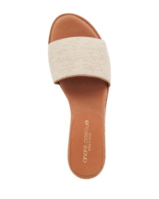 Women's Nessie Slip On Slide Espadrille Wedge Sandals