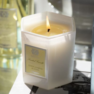 Lemon, Verbena &amp; Cedar Hexagonal Candle, 9 oz.