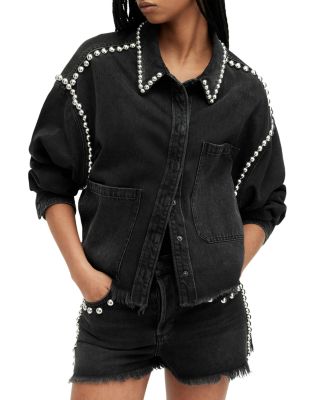 ALLSAINTS - Nicky Studded Shirt Jacket