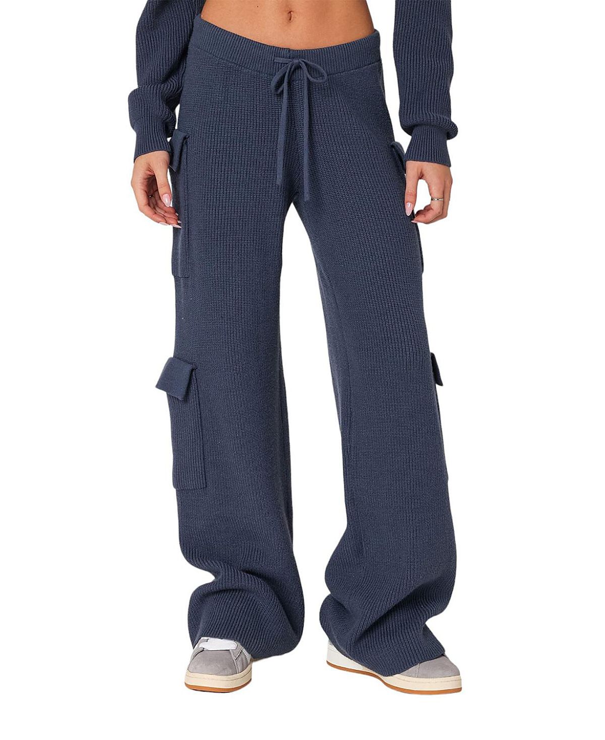 Edikted Wynter Knit Cargo Pants