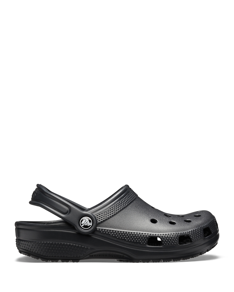 Crocs Perforated Toe Sandals In Black