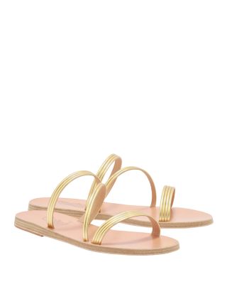 Ancient Greek Sandals - Women's Ermodiki Strappy Slip On Slide Sandals