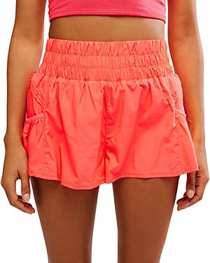 Shop Free People Get Your Flirt On Shorts In Electric Sunset
