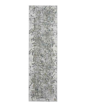 Feizy Atwell Atl3146f Runner Area Rug, 3' X 10' In Green Gray