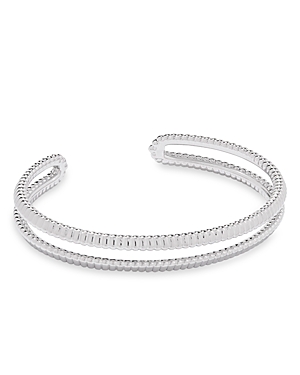 Shop Kendra Scott Layne Cuff Bracelet In Silver