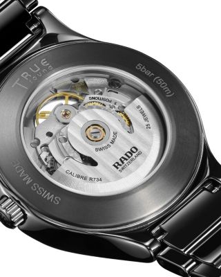 True Round Automatic Open Heart Watch, 40mm