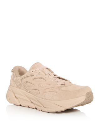 HOKA Men's Clifton L Suede Low Top Sneakers | Bloomingdale's