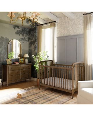 Liberty 3 in 1 Convertible Spindle Crib with Toddler Bed Conversion Kit