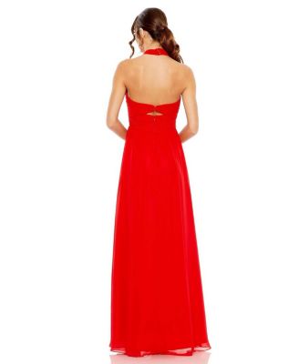 【Mac Duggal】Ruched Halter Neck Tie Back Gown 関税送料込 0400019280100_OCEAN?wid=830&