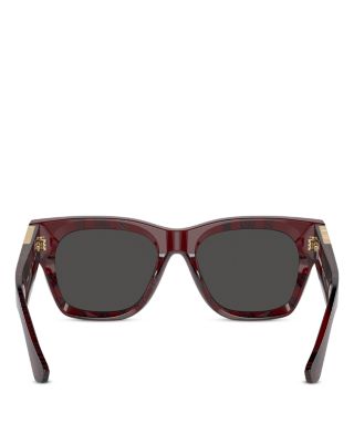 Burberry Elegant Check Red Dark Grey Sunglasses BE4424F       52-18-140 3N.  NIB Burberry BE4424F 411587 Sunglasses Women main image 3