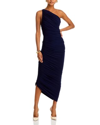 Norma Kamali - Diana Ruched One Shoulder Dress
