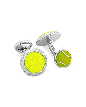 Tateossian Tennis Ball Round Cufflinks