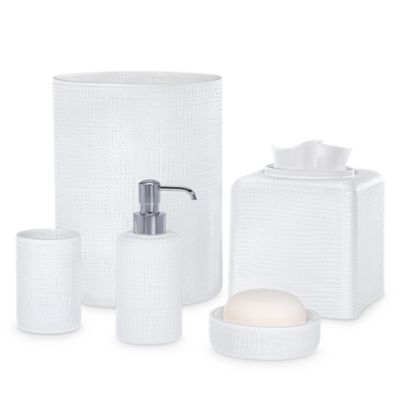 Cambric Glass Waste Basket