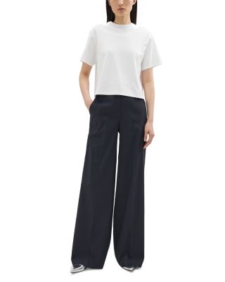 High Waist Wide Leg Trousers 