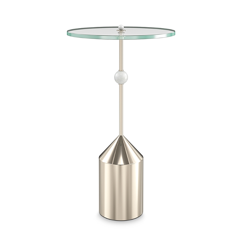 Caracole Alpha Side Table In Gold