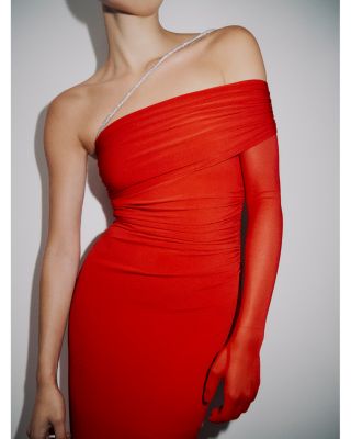 The Olivia Crystal Trim Gown